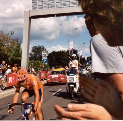 Back of peloton